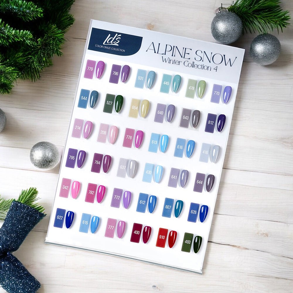 (Sample) LDS Set 36 Colors - Gel Polish 0.5oz - Winter 4 Collection - DTK Nail Supply