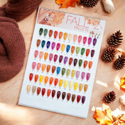 (Sample) LDS Set 72 Colors - Gel Polish 0.5oz - Fall 2 Palette Collection - DTK Nail Supply