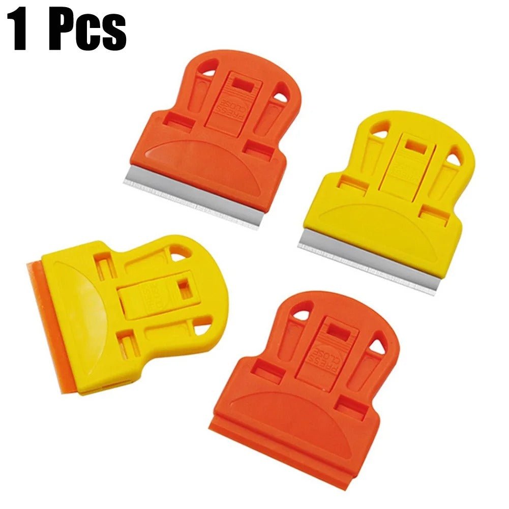 Scraper With Steel Blade/Plastic Blade One - Sided Painting Scraper Tool - DTK Nail Supply