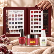 SNS Pro 4 in 1 Burgundy Night - Set 48 Colors - Dip & Acrylic, Gel & Lacquer Matching - DTK Nail Supply