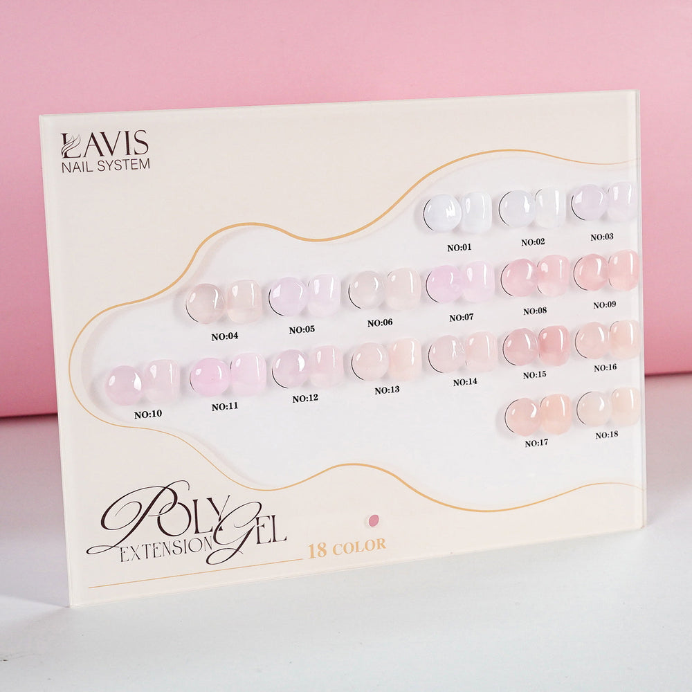🎁 1 Set Lavis Poly Gel 60ml - 18 Colors (100% off)