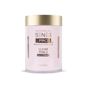 SNS 4 - in - 1 Pink & White Powder 16oz - Clear Pink 2 - DTK Nail Supply