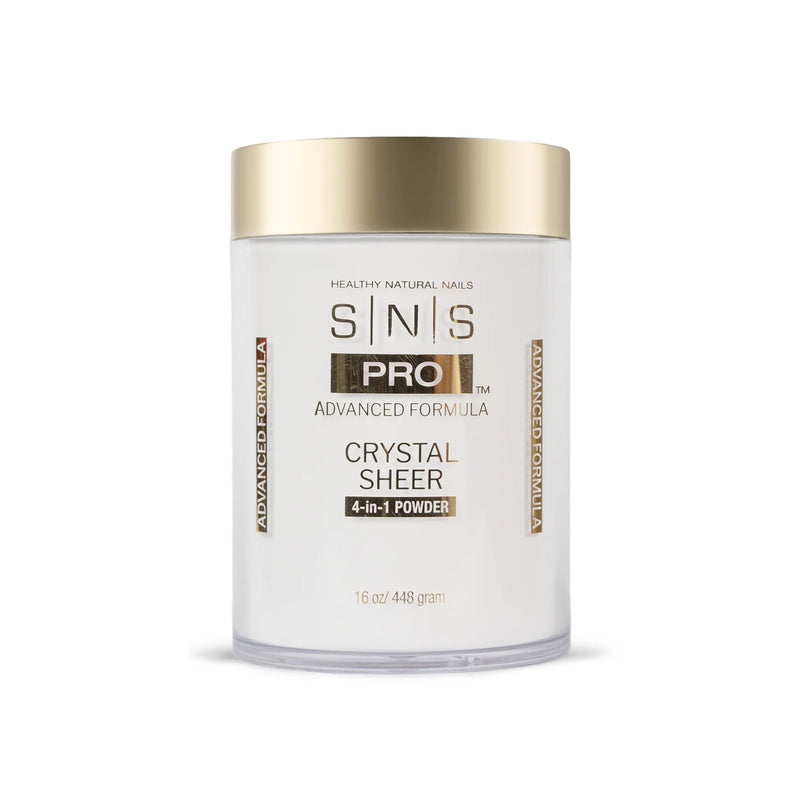 SNS Crystal Sheer Dipping Powder Pink & White - 16 oz - DTK Nail Supply
