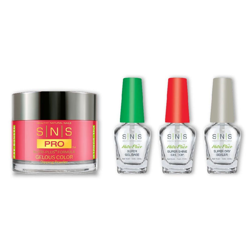 SNS Dip Powder Combo - Liquid Set & 028 - CS11 - CORAL GUMDROP - DTK Nail Supply
