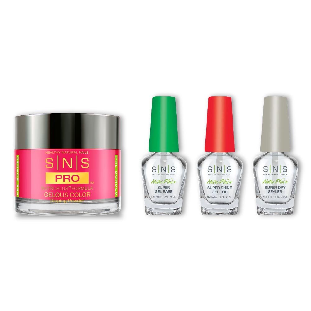 SNS Dip Powder Combo - Liquid Set & 031 - CS18 - ATOMIC STRAWBERRY - DTK Nail Supply