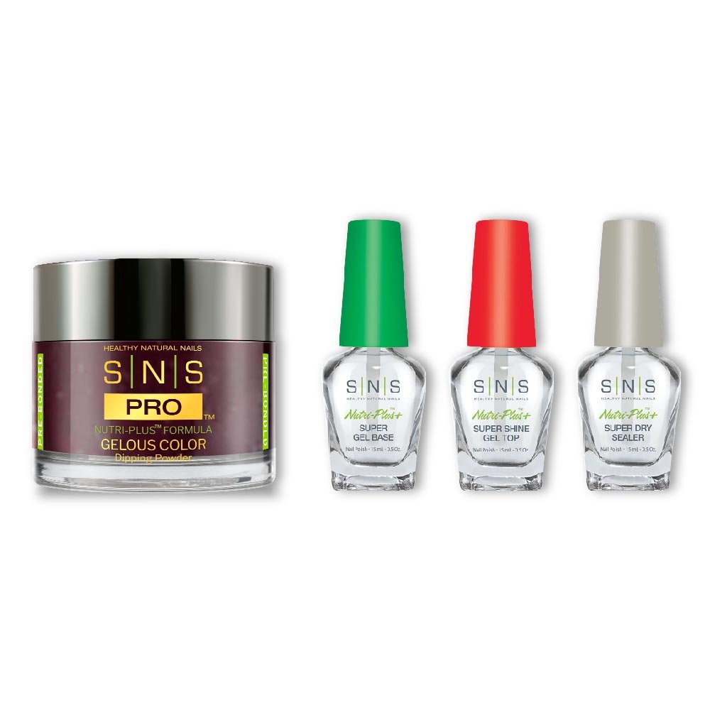 SNS Dip Powder Combo - Liquid Set & 056 - WW10 - NUTRACKER - DTK Nail Supply