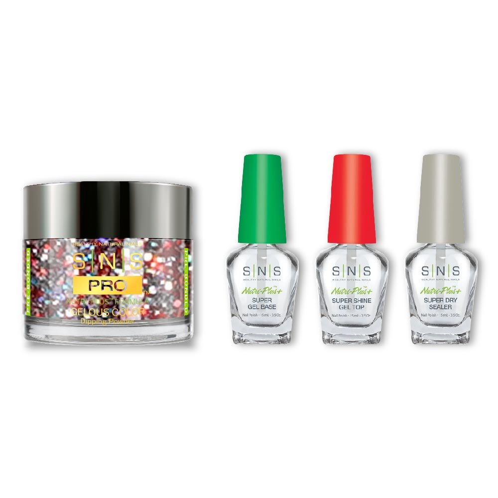SNS Dip Powder Combo - Liquid Set & 066 - WW31 - ICE GARDEN - DTK Nail Supply