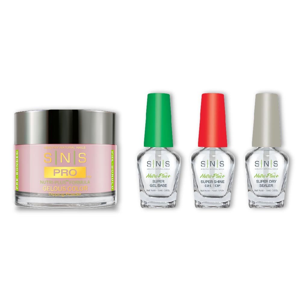 SNS Dip Powder Combo - Liquid Set & 080 - CS01 - PINK LEAGUE CHEW - DTK Nail Supply