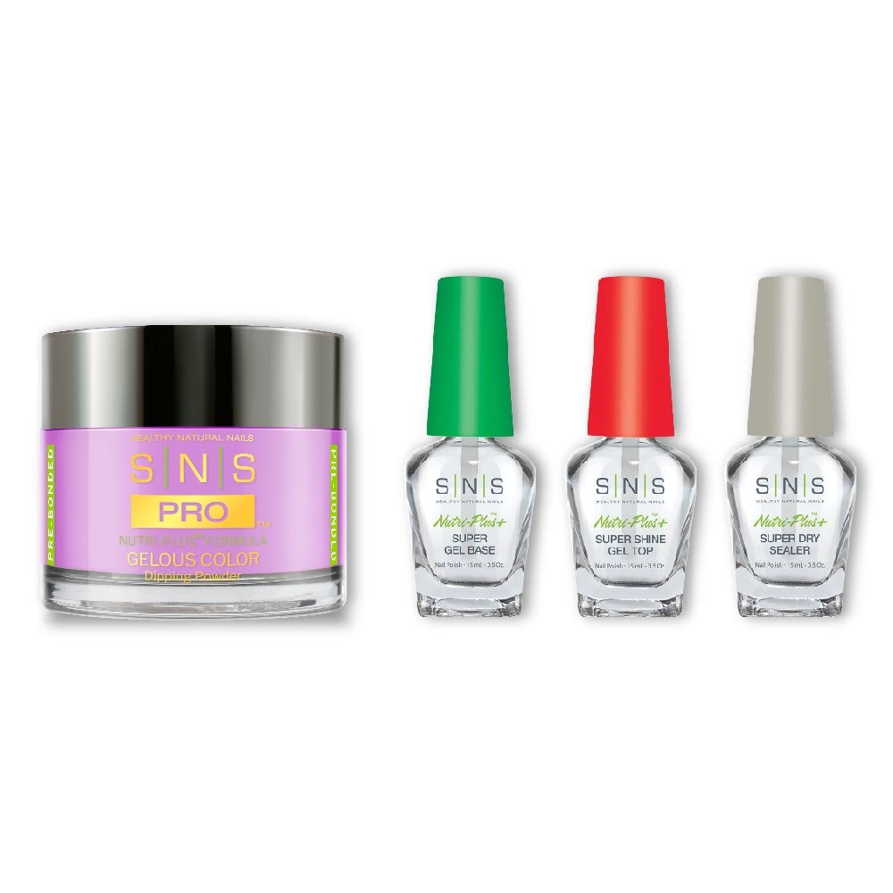 SNS Dip Powder Combo - Liquid Set & 090 - CS19 - TARO BOBA - DTK Nail Supply