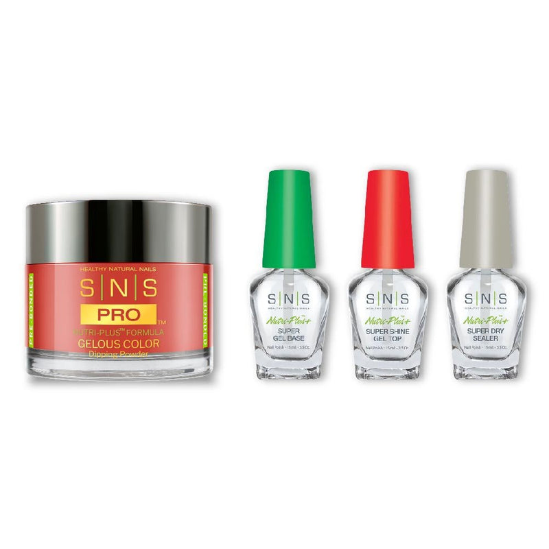 SNS Dip Powder Combo - Liquid Set & 105 - BM26 - HIBISCUS - DTK Nail Supply