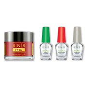 SNS Dip Powder Combo - Liquid Set & 125 - BM34 - POPPY RED - DTK Nail Supply