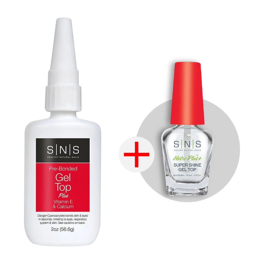 SNS Gel Top - Dipping Essential 2 oz - FREE 1 Liquid 0.5oz - DTK Nail Supply