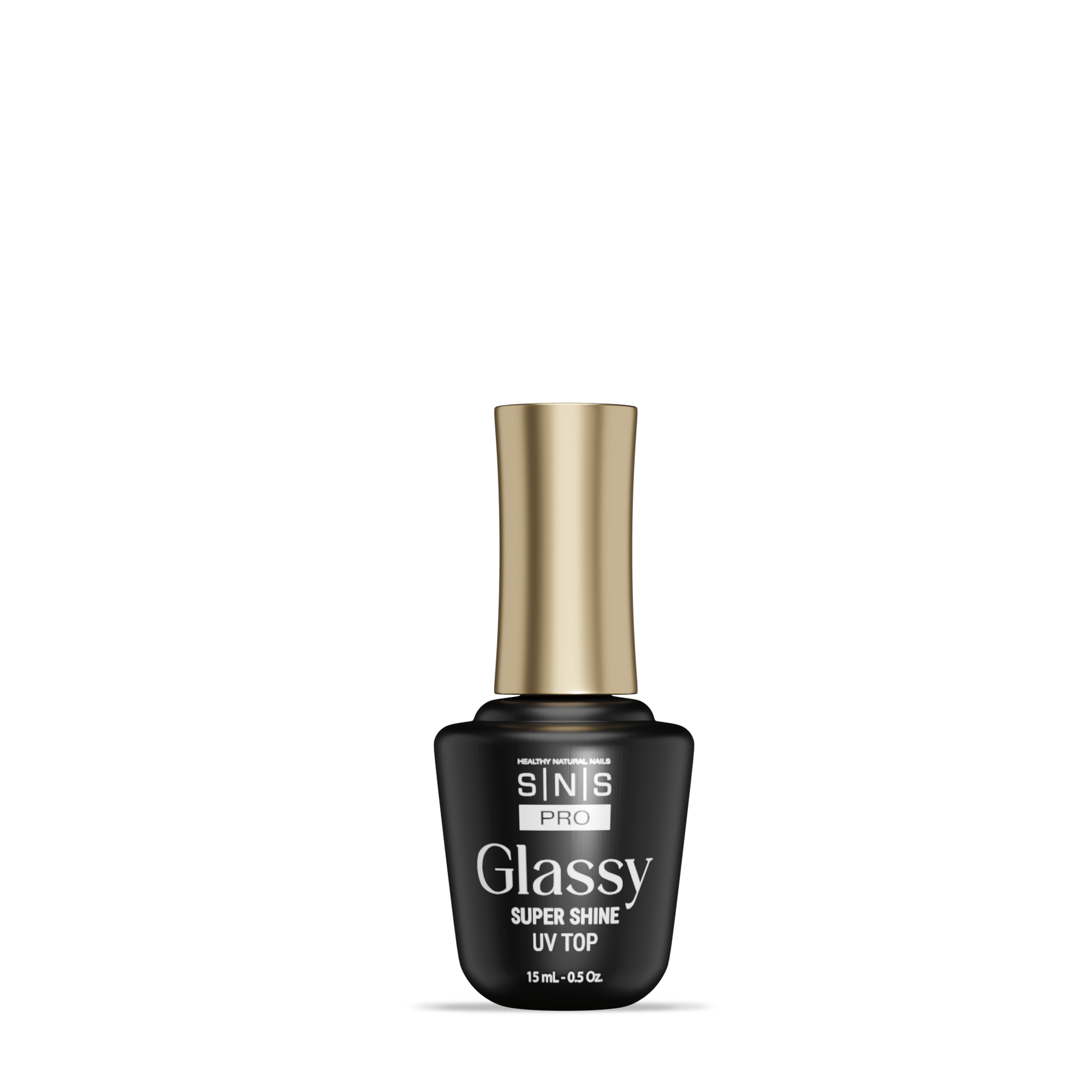 SNS Glassy Super Shine UV Gel Top Coat 15ml - DTK Nail Supply