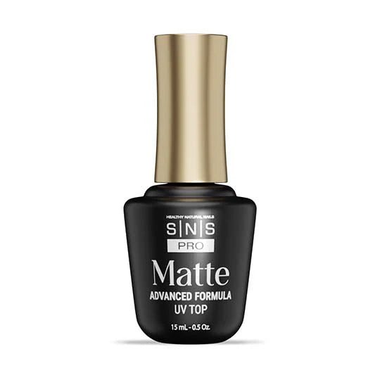 SNS Matte UV Gel Topcoat (Advanced Formula) 15ml - DTK Nail Supply