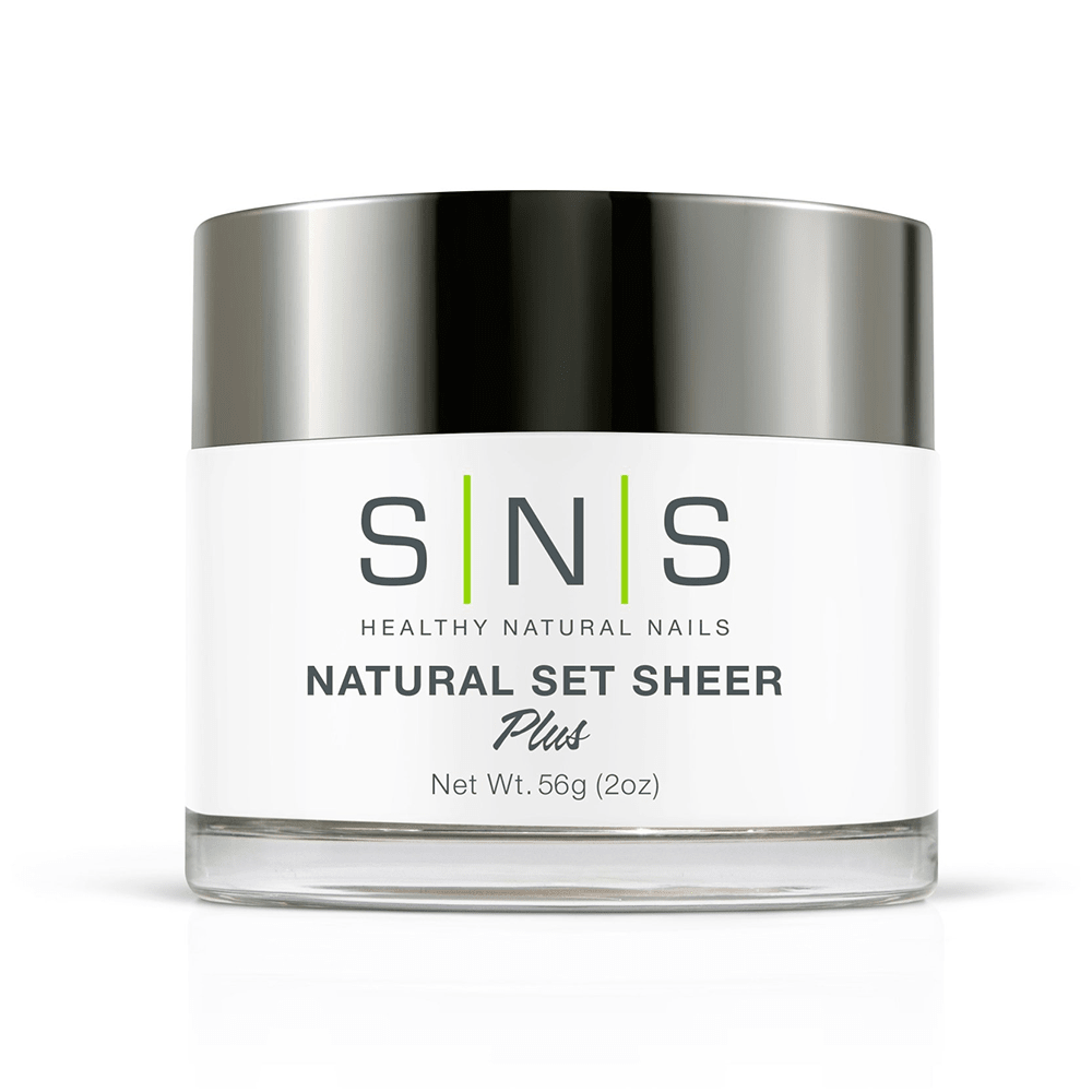 SNS Natural Set Sheer Dipping Powder Pink & White - 2 oz - DTK Nail Supply