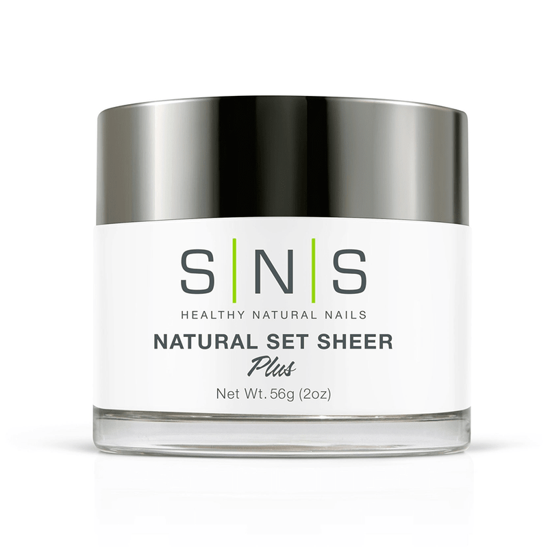 SNS Natural Set Sheer Dipping Powder Pink & White - 2 oz - DTK Nail Supply