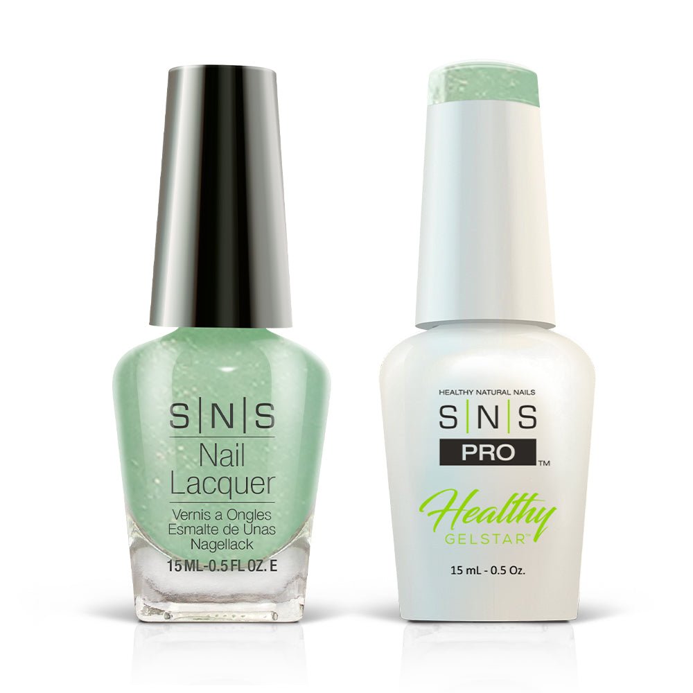 SNS Pro 3 in 1 - Beige Collection - 019 SG - 23 - GREEN MOONSTONE - Dip, Gel & Lacquer Matching - DTK Nail Supply