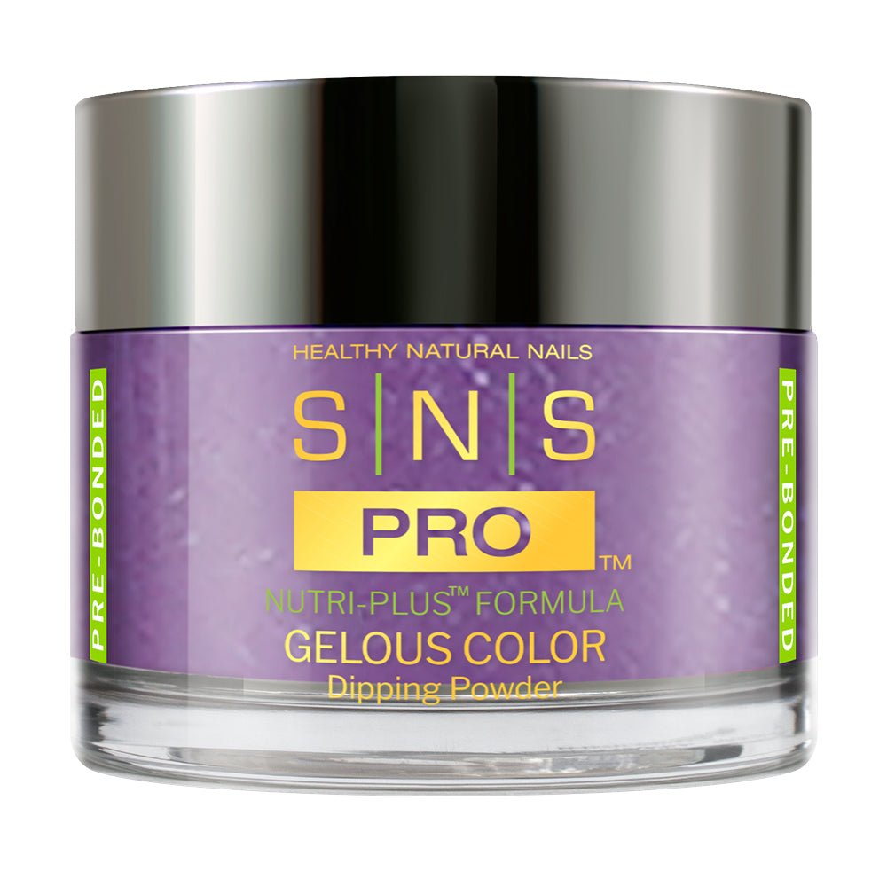 SNS Pro 3 in 1 - Beige Collection - 046 BOS - 02 - VIOLET FERMME - Dip, Gel & Lacquer Matching - DTK Nail Supply