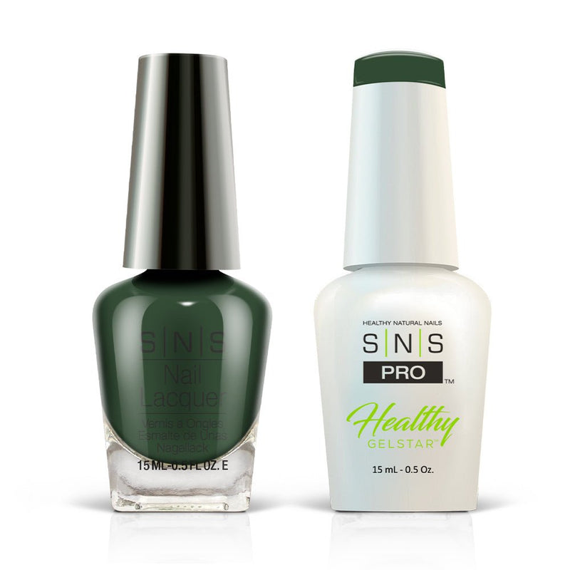 SNS Pro 3 in 1 - Beige Collection - 114 HM - 33 - EMERALD GUAC - Dip, Gel & Lacquer Matching - DTK Nail Supply