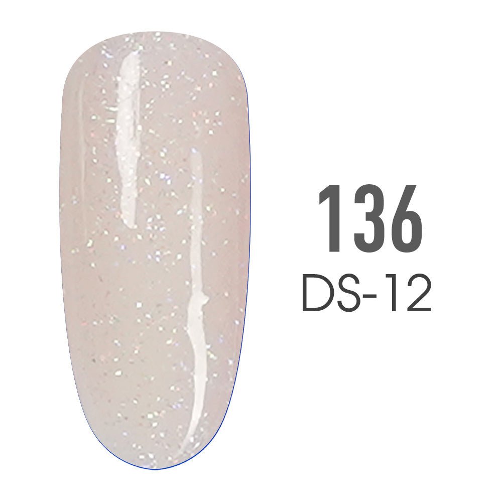 SNS Pro 3 in 1 - Beige Collection - 136 DS - 12 - TBD - Dip, Gel & Lacquer Matching - DTK Nail Supply