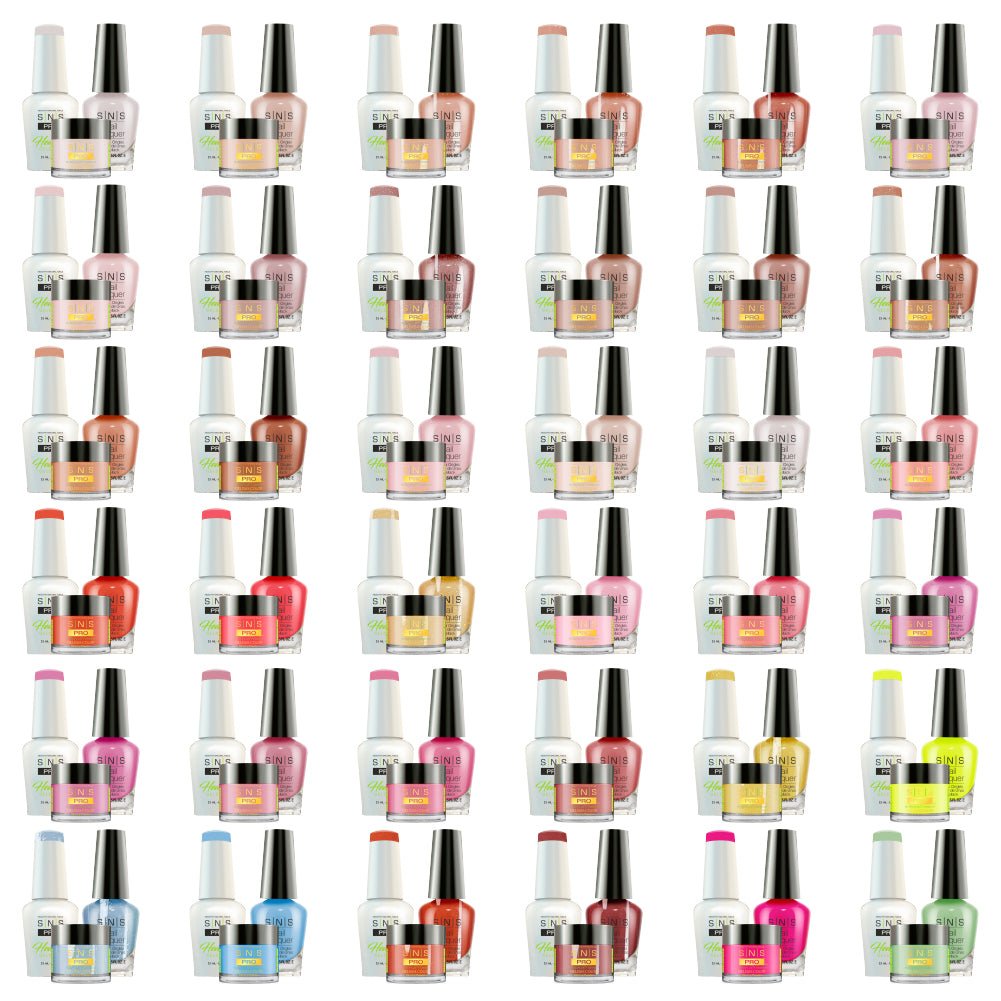 SNS Pro 3 in 1 - Board 3 Beige (073 - 108) - Dip, Gel & Lacquer Matching - DTK Nail Supply