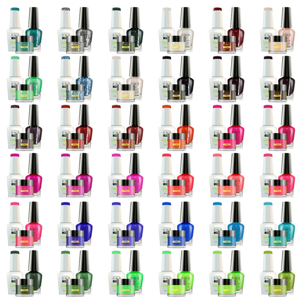 SNS Pro 3 in 1 - Board 4 Beige (109 - 144) - Dip, Gel & Lacquer Matching - DTK Nail Supply