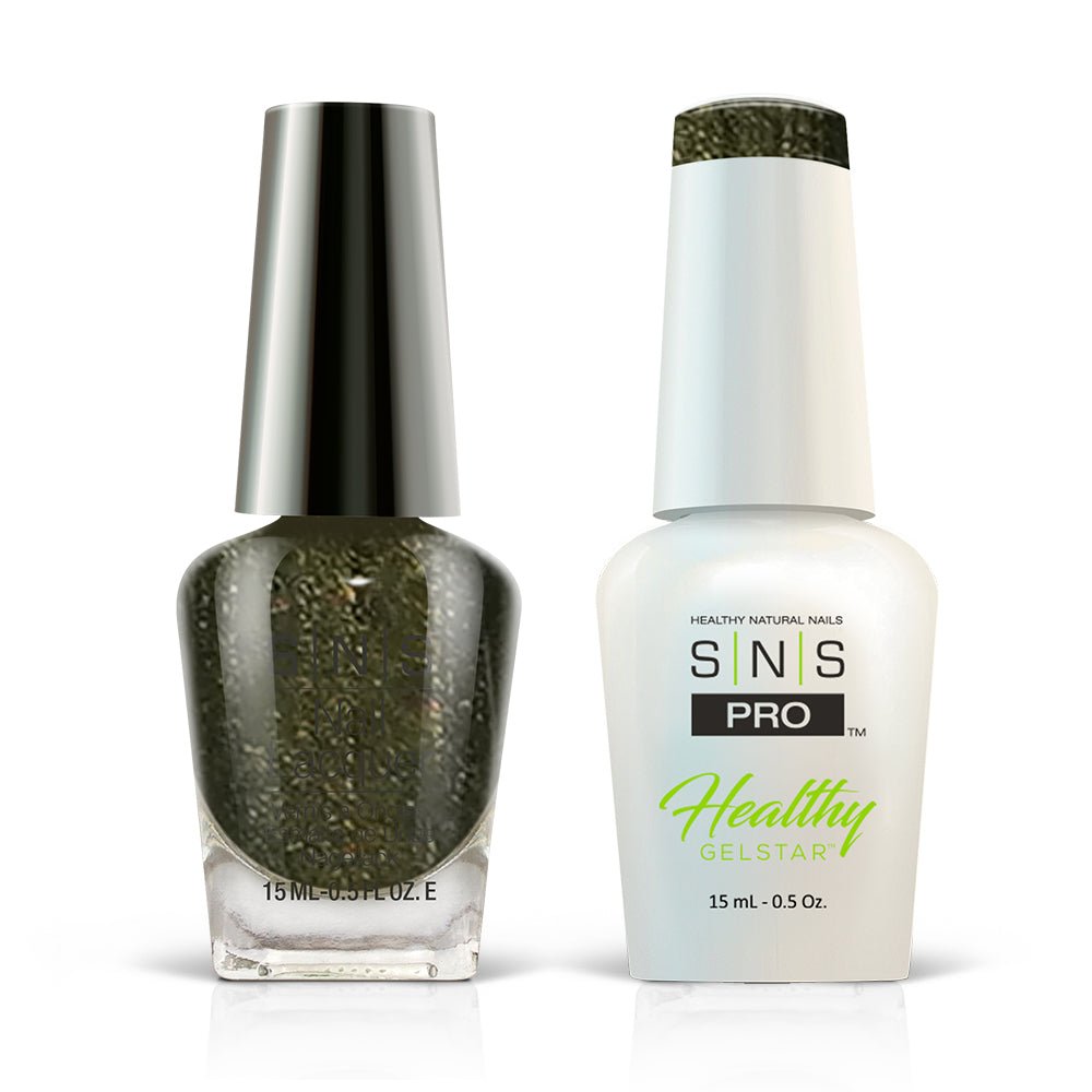 SNS Pro Gel Nail Polish Duo - Burgundy Collection - 124 CC15 - BOSSY COCKATOO