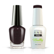 SNS Pro Gel Nail Polish Duo - Burgundy Collection - 131 IS18 - NIGHT MOVES