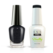 SNS Pro Gel Nail Polish Duo - Burgundy Collection - 136 #065 - SILENT SUMMER NIGHT
