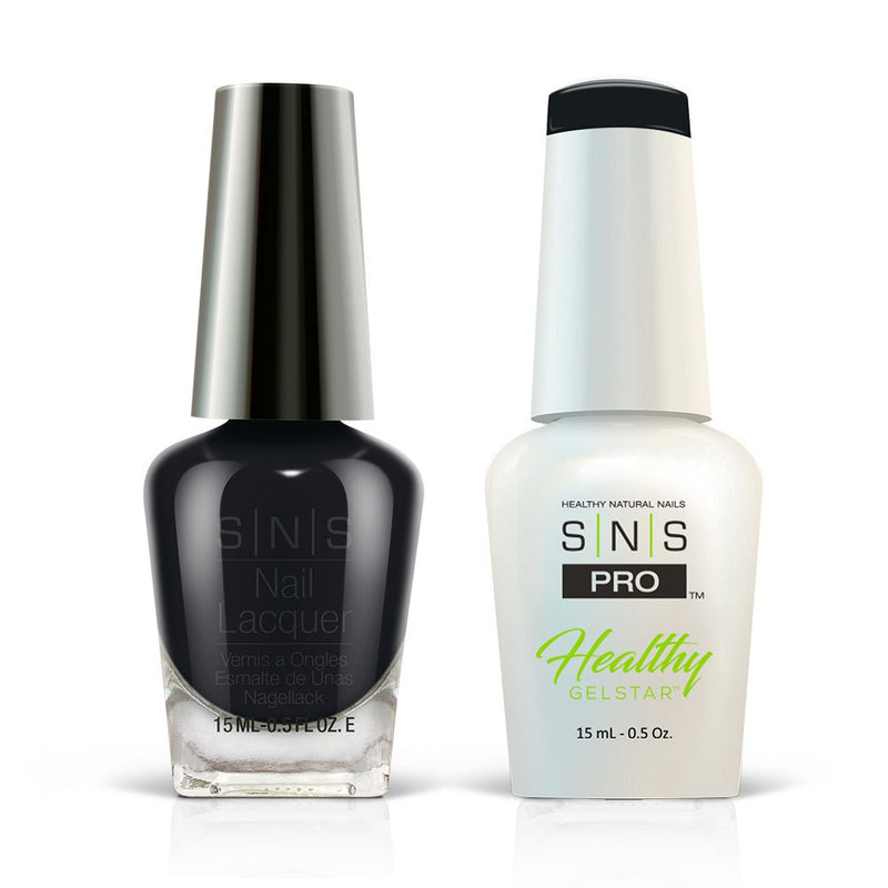 SNS Pro Gel Nail Polish Duo - Burgundy Collection - 136 #065 - SILENT SUMMER NIGHT
