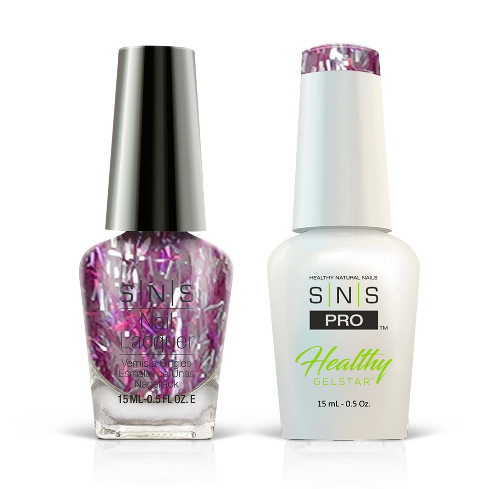 SNS Pro Gel Nail Polish Duo - Burgundy Collection - 139 BM17 - MISS UNIVERSE BOUQUET