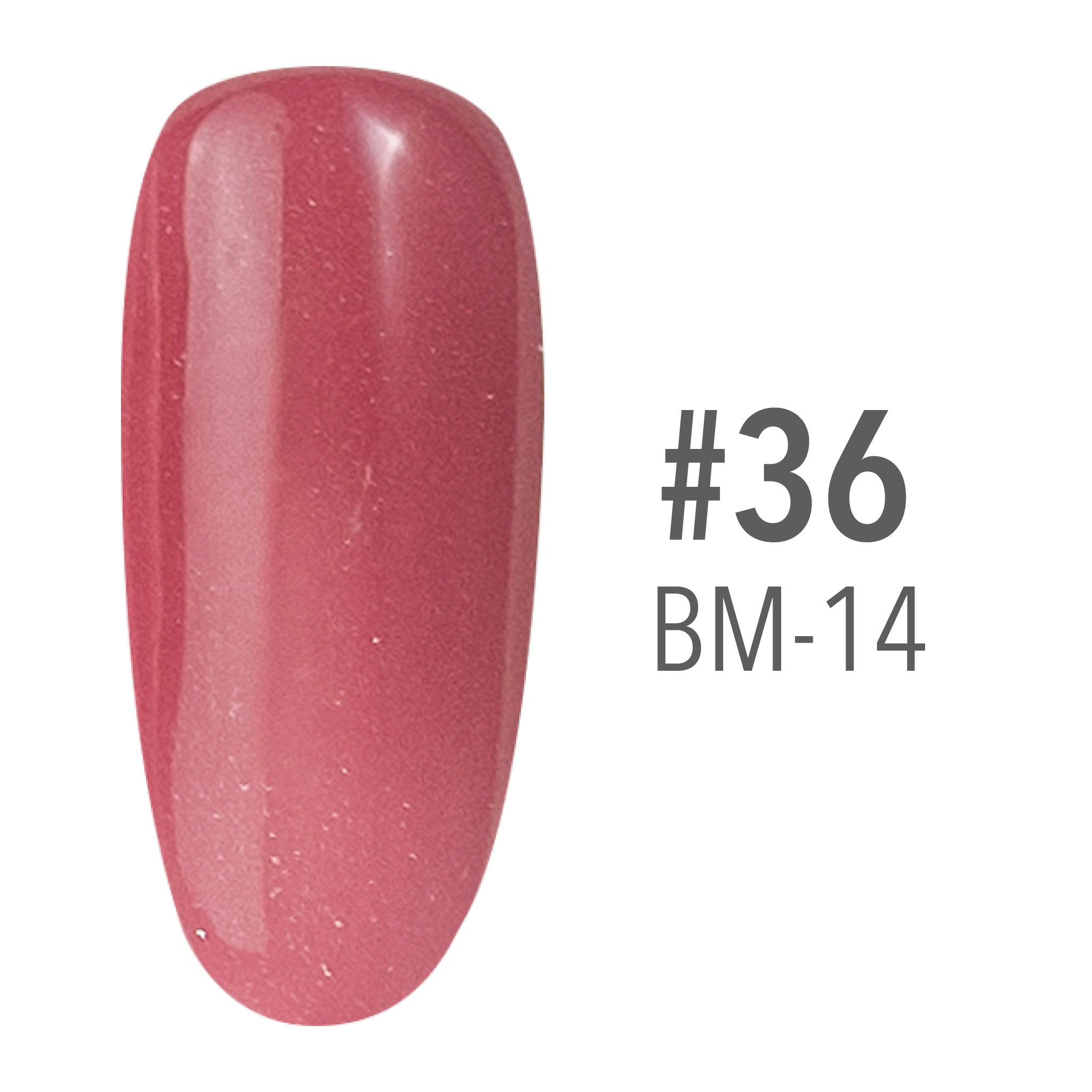 SNS Pro 4 - in - 1 Pink - 036 BM - 14 - Dip, Gel & Lacquer Matching - DTK Nail Supply