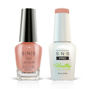 SNS Pro 4 in 1 Tiffany Blue - 014 SY - 16 PINK MIMOSA - Dip, Gel & Lacquer Matching - DTK Nail Supply