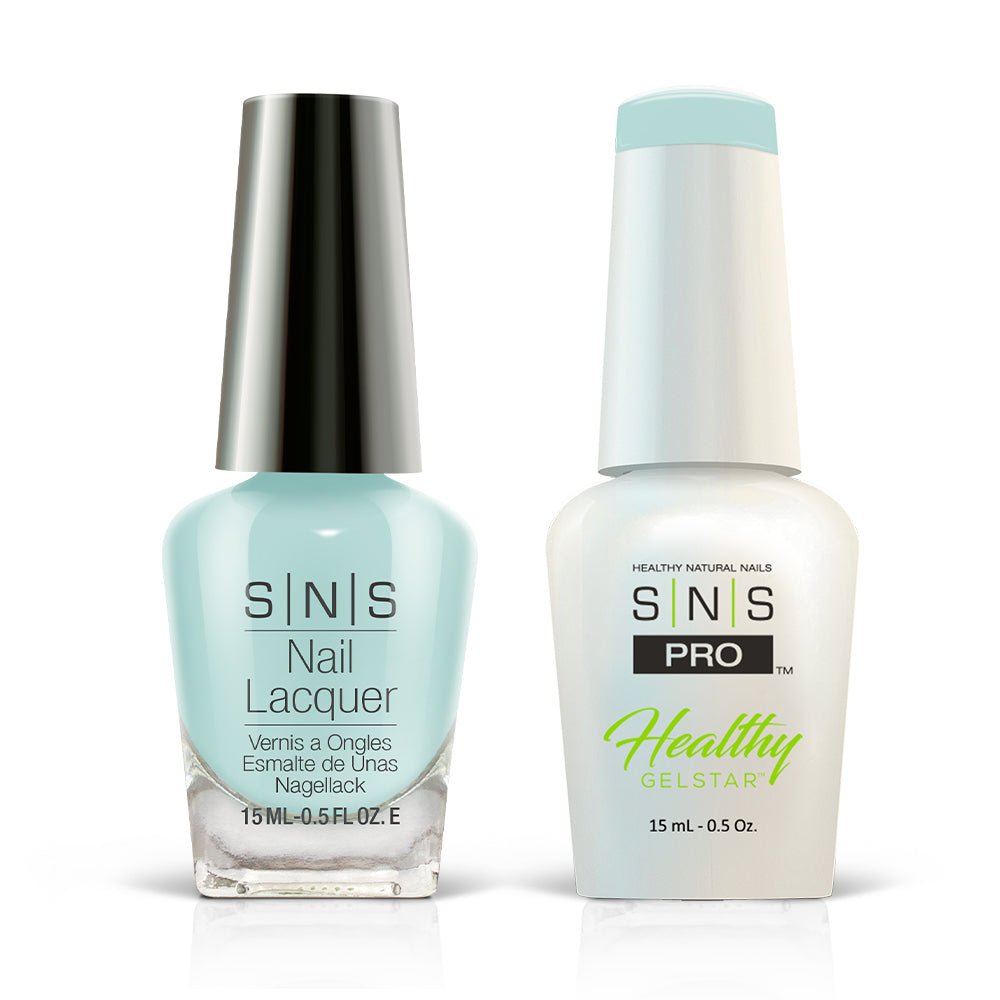SNS Pro 4 in 1 Tiffany Blue - 021 DR - 08 VINCE MOSS - Dip, Gel & Lacquer Matching - DTK Nail Supply