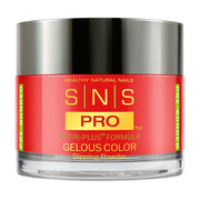 SNS Pro 4 in 1 Tiffany Blue - 032 CS - 07 RED HEARTS OF FIRE - Dip, Gel & Lacquer Matching - DTK Nail Supply