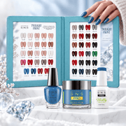 SNS 4in1 Set 48 (Twilight Frost, Burgundy Night, Velvet Season or Cashmere Mood) + FREE Leather Sample Book & LAVIS Velvet Ember Set