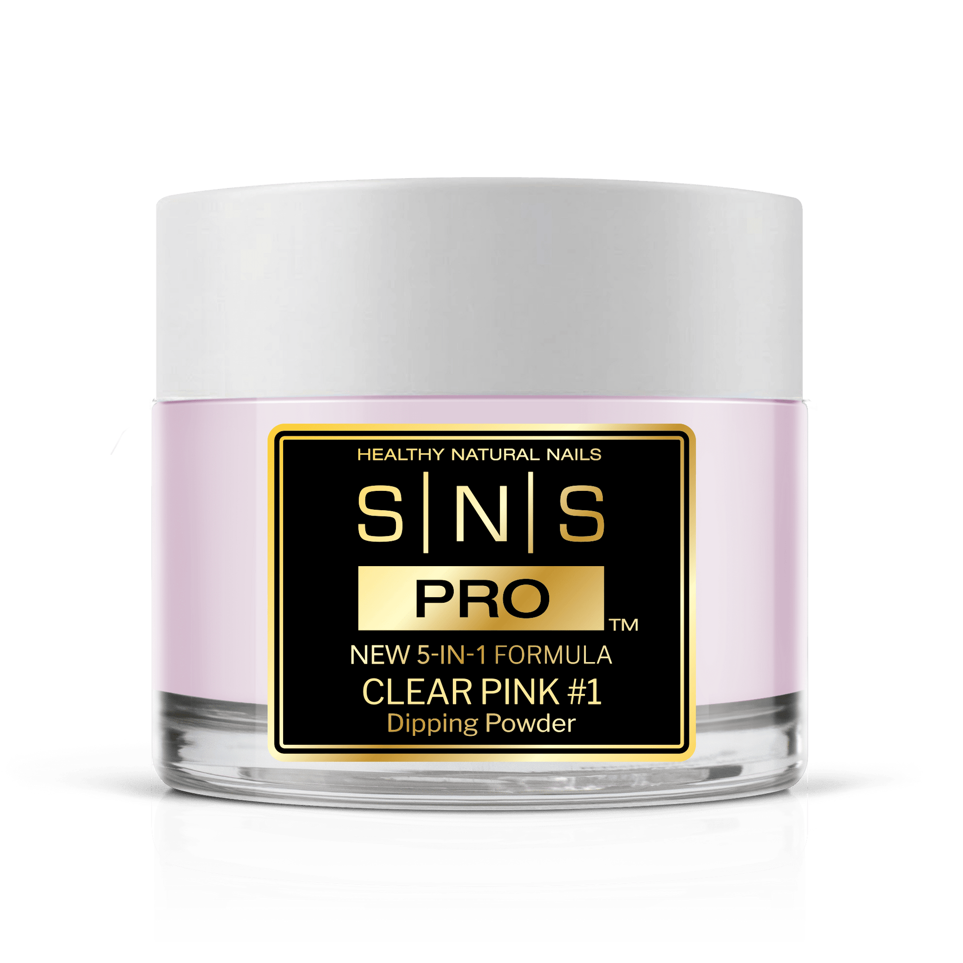 SNS PRO 5 - in - 1 Formula 2oz - Clear Pink 1 - DTK Nail Supply