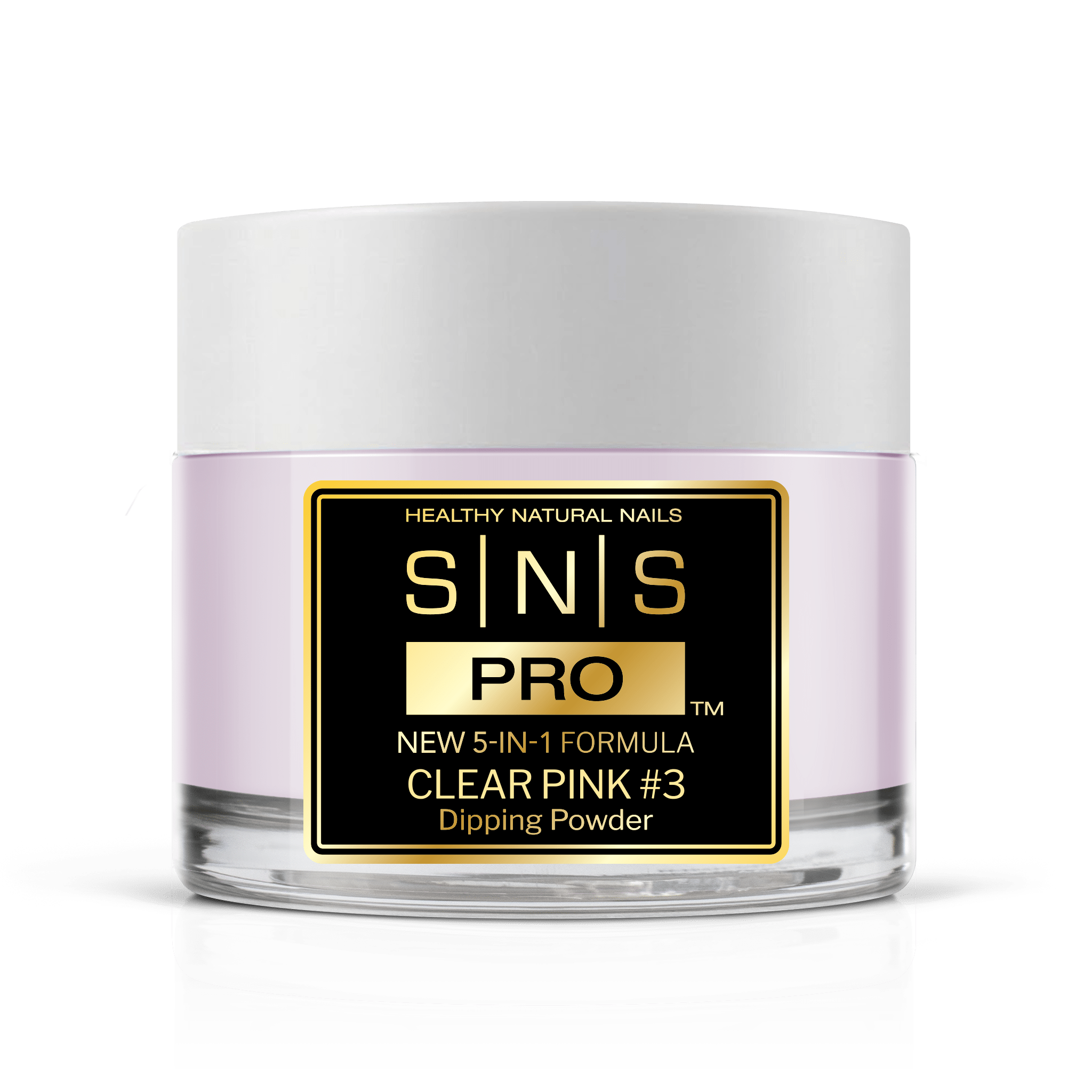 SNS PRO 5 - in - 1 Formula 2oz - Clear Pink 3 - DTK Nail Supply