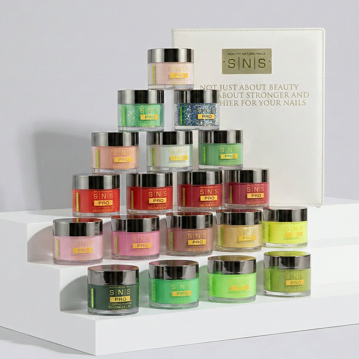 SNS Pro Dipping Powder - Set 144 Colors - Beige Collection - DTK Nail Supply