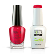 SNS Pro Gel Nail Polish Duo - Burgundy Collection - 044 LV21 - CADEAU - DTK Nail Supply