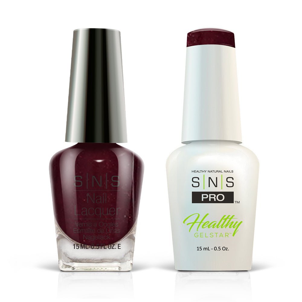 SNS Pro Gel Nail Polish Duo - Burgundy Collection - 047 AC06 - BEEN THERE DONE THAT - DTK Nail Supply