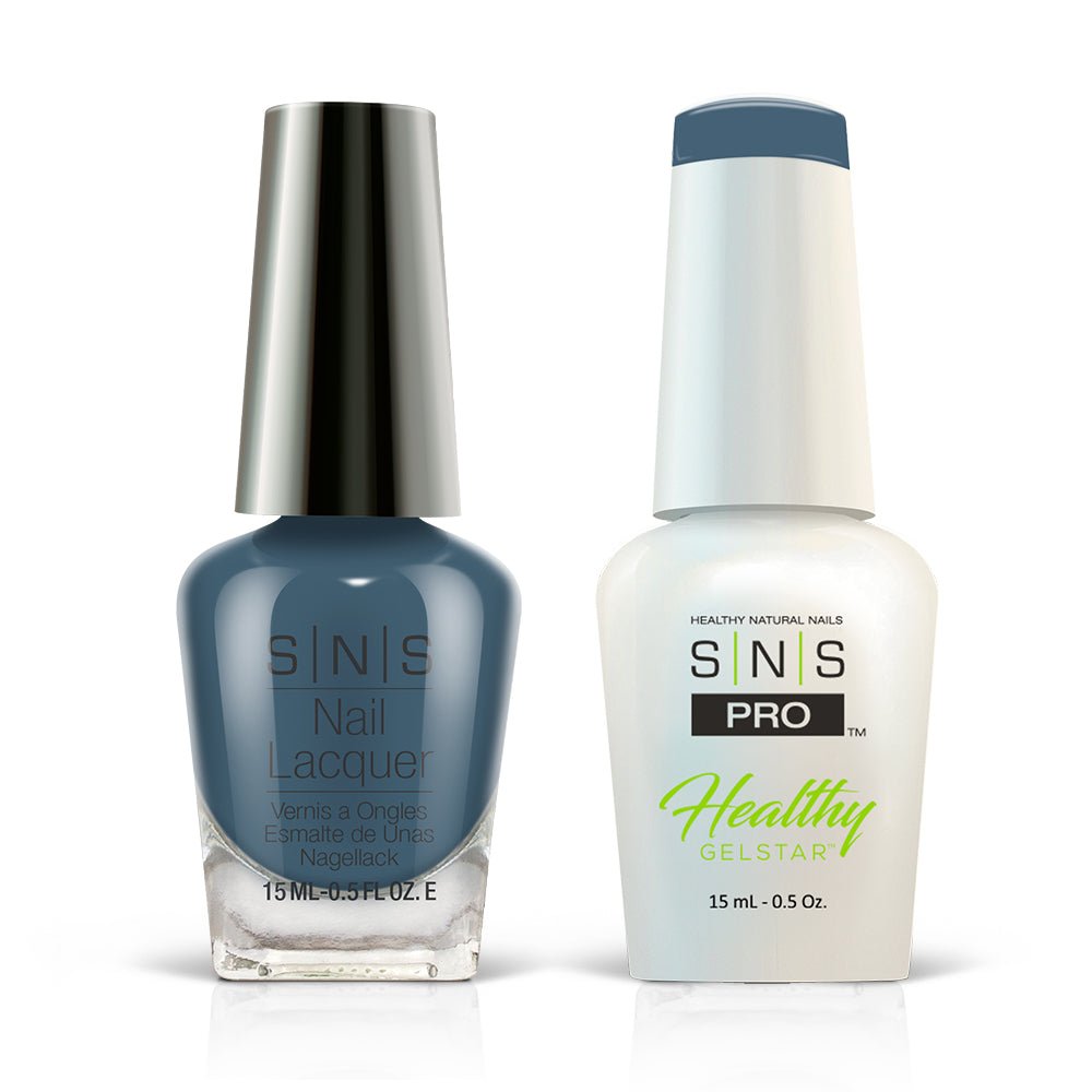 SNS Pro Gel Nail Polish Duo - Burgundy Collection - 055 WW18 - SNOW SHOE - DTK Nail Supply