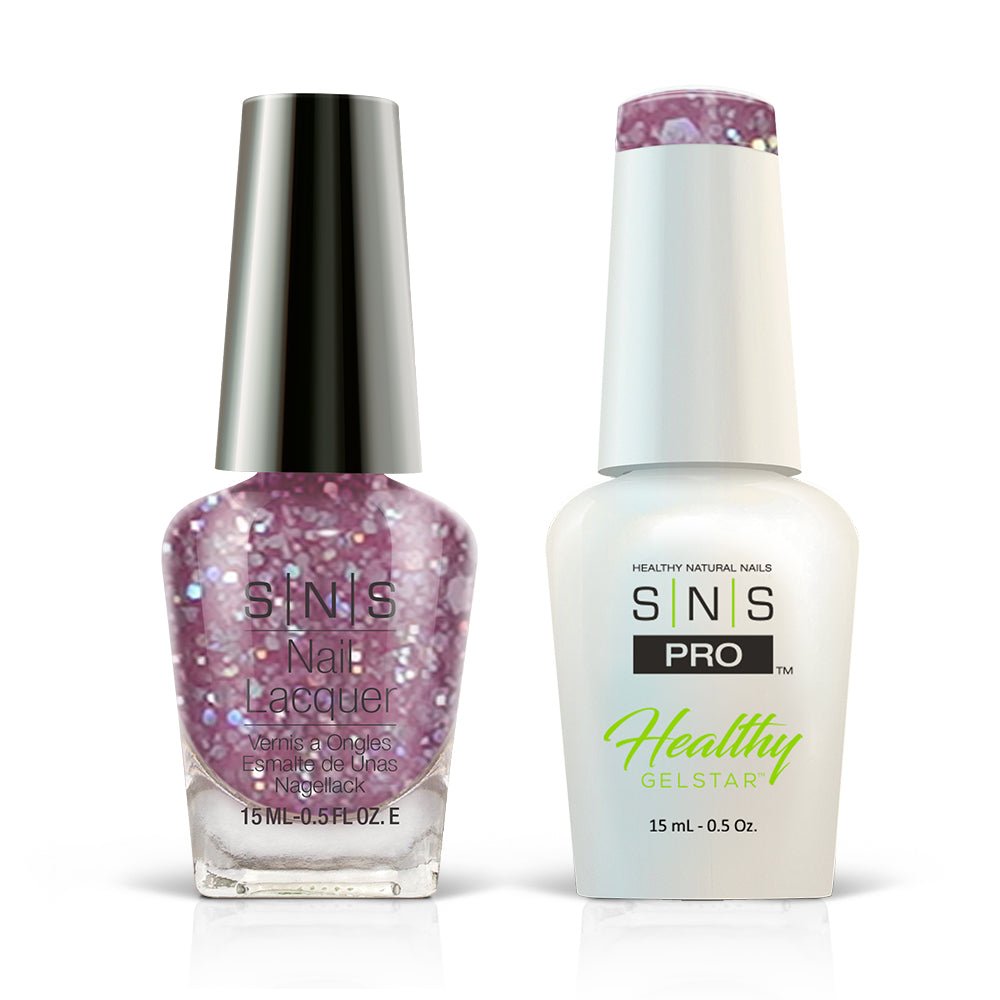 SNS Pro Gel Nail Polish Duo - Burgundy Collection - 066 BP20 - AUSTRALIAN GALAH - DTK Nail Supply