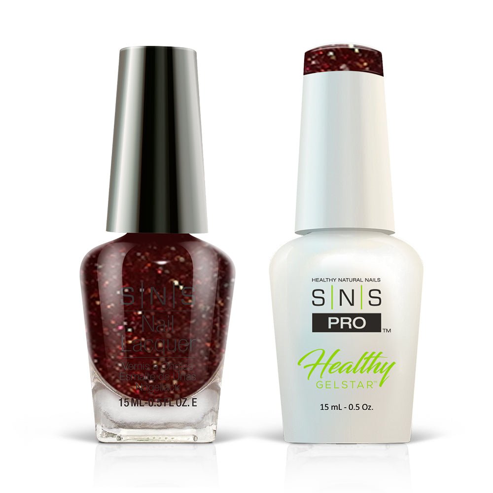 SNS Pro Gel Nail Polish Duo - Burgundy Collection - 071 WW15 - ICE STORM - DTK Nail Supply