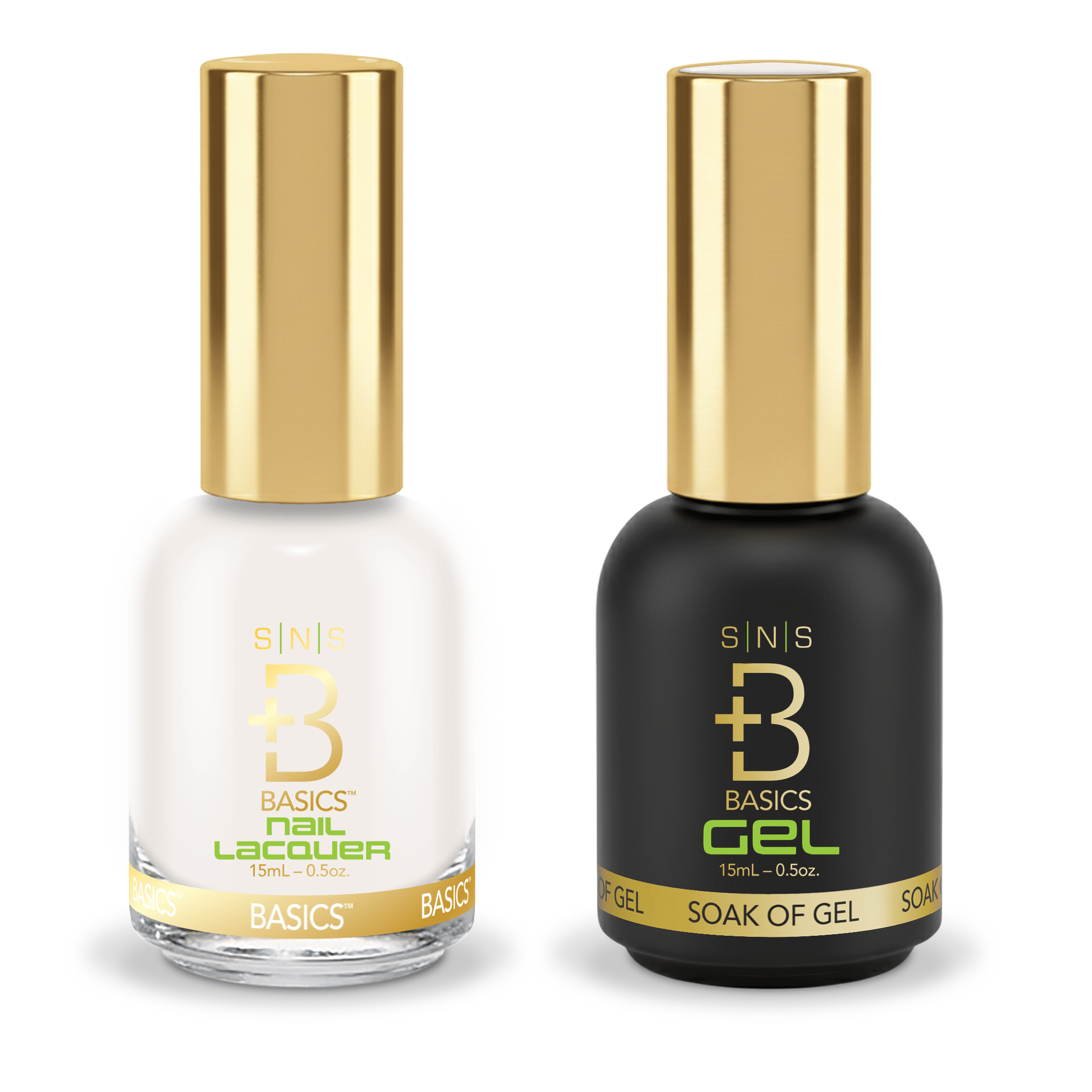 SNS Pro Gel Nail Polish Duo - GB - 005 - Yellow Green Collection - DTK Nail Supply