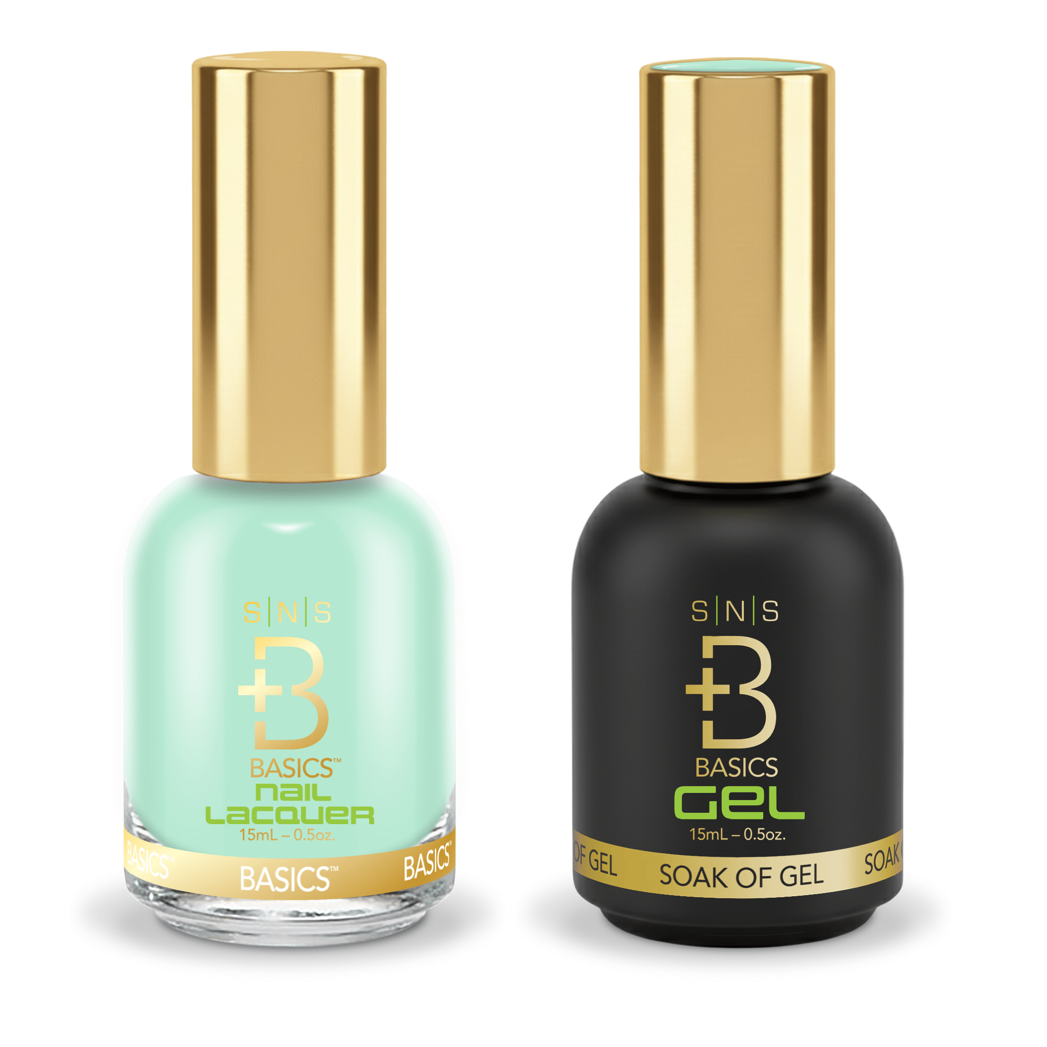 SNS Pro Gel Nail Polish Duo - GB - 009 - Yellow Green Collection - DTK Nail Supply