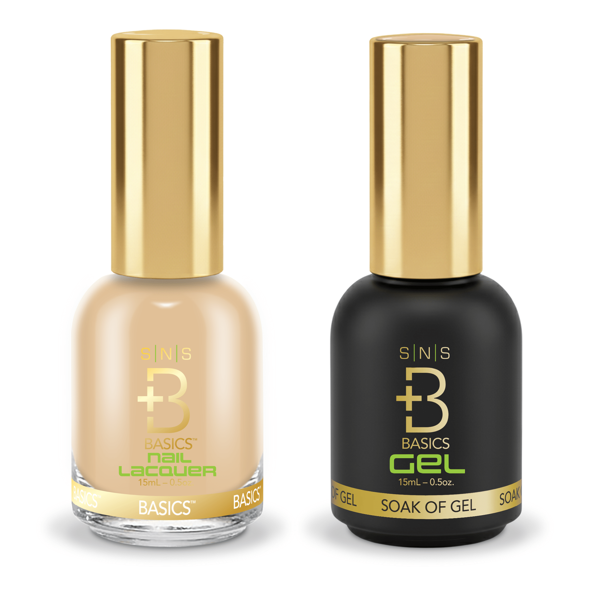 SNS Pro Gel Nail Polish Duo - GB - 010 - Yellow Green Collection - DTK Nail Supply