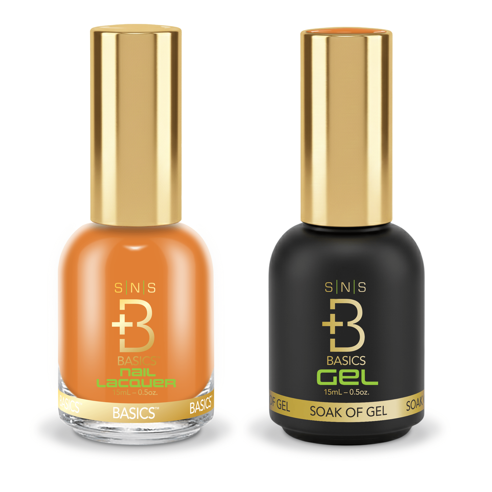 SNS Pro Gel Nail Polish Duo - GB - 016 - Yellow Green Collection - DTK Nail Supply