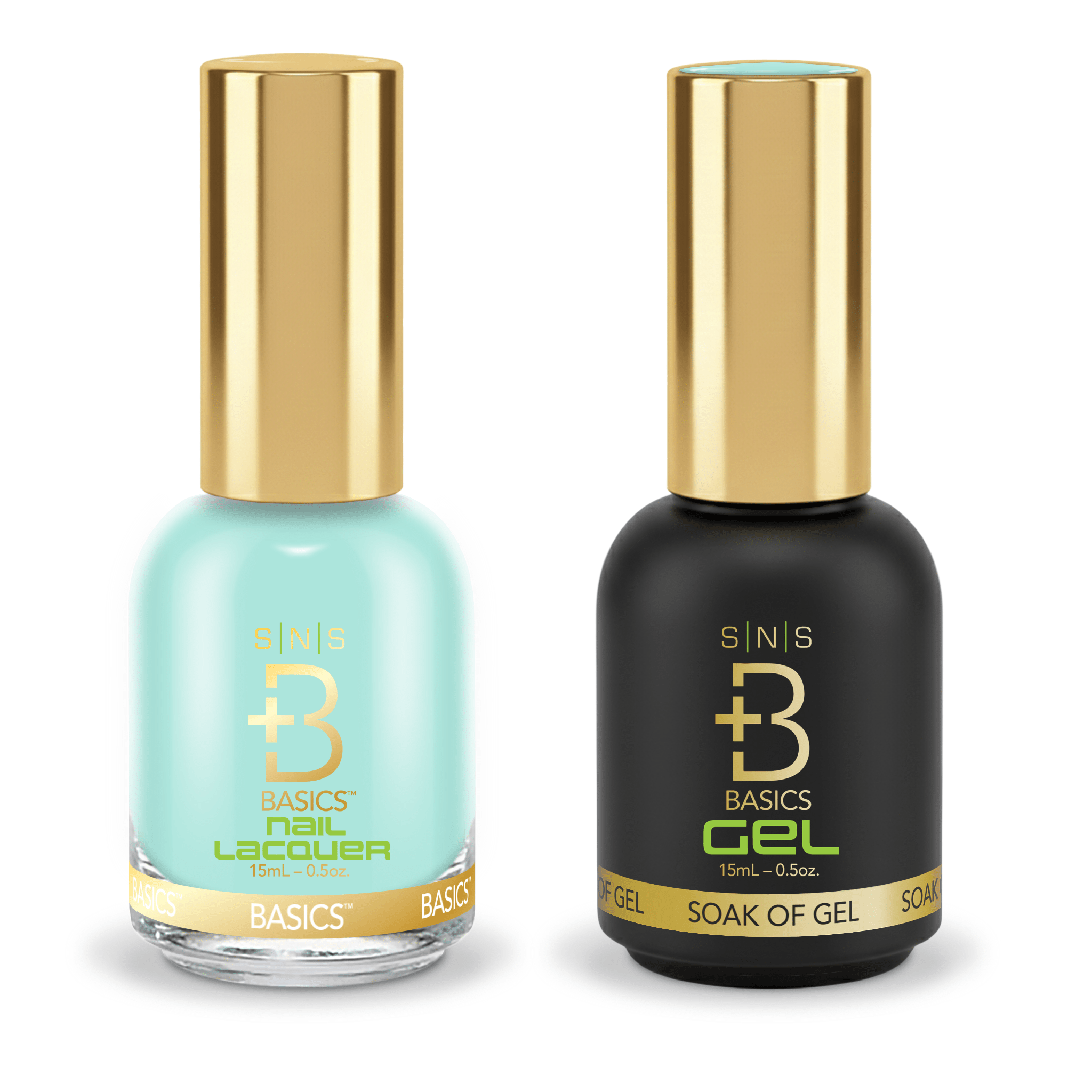 SNS Pro Gel Nail Polish Duo - GB - 020 - Yellow Green Collection - DTK Nail Supply