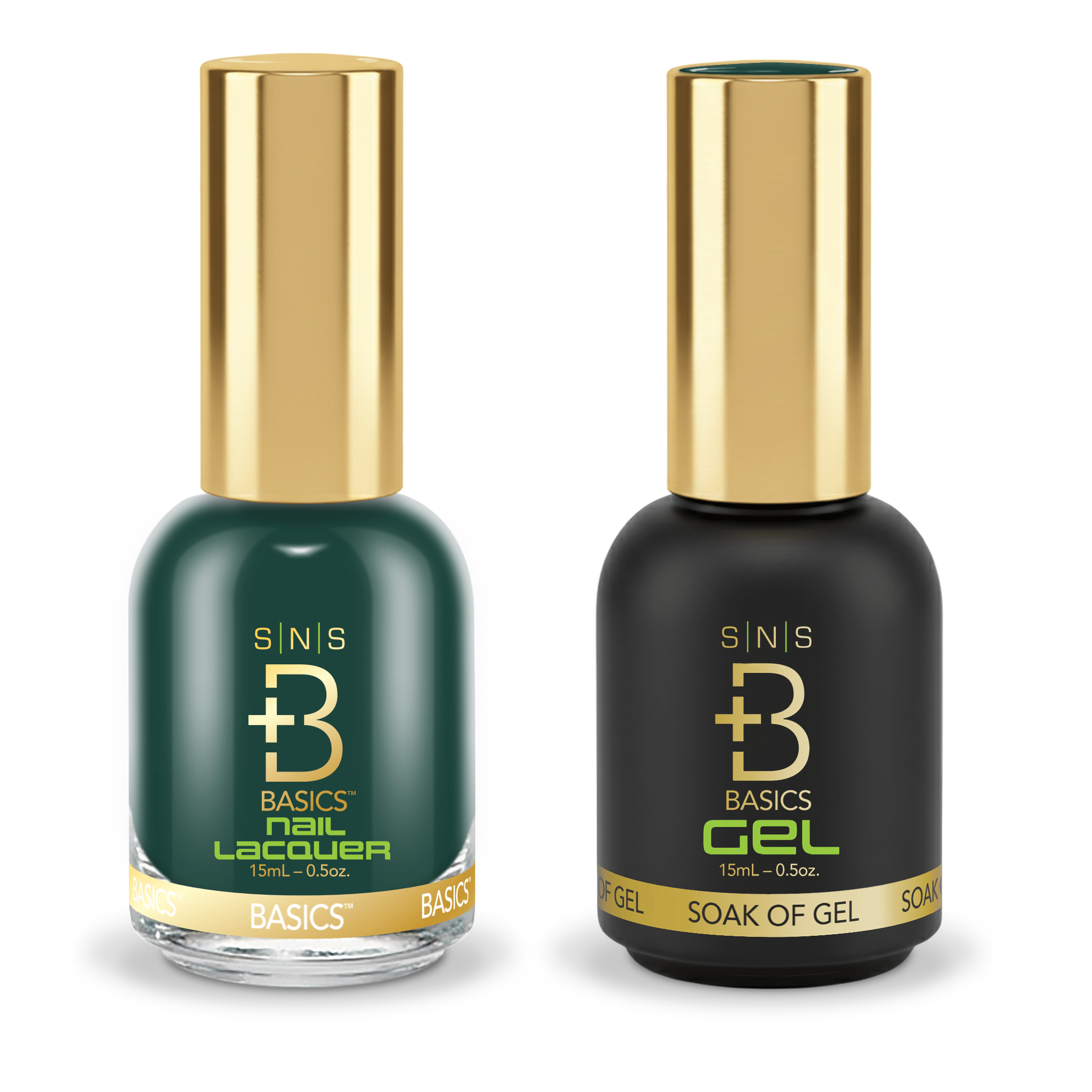 SNS Pro Gel Nail Polish Duo - GB - 063 - Yellow Green Collection - DTK Nail Supply